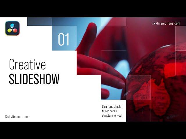 Corporate SLIDESHOW Animation in DaVinci Resolve