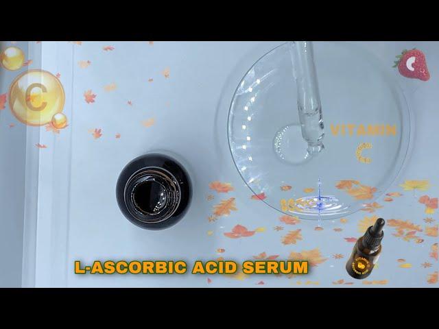 HOW TO MAKE 10% STABLE VITAMIN C (L-ASCORBIC ACID) SERUM WITH JUST 2 INGREDIENTS WITHOUT DOUBLE BOIL