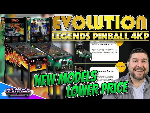 AtGames Legends Pinball 4K New Models Lower Price! Evolution Of The ALP 4K Part 1