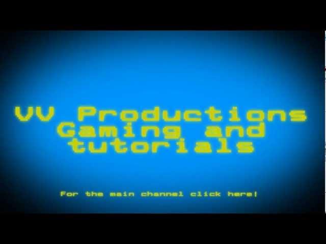 VV Productions gaming and tutorials intro