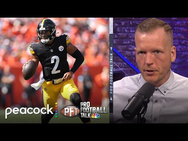 Steelers' Justin Fields reportedly more likely to start than Wilson | Pro Football Talk | NFL on NBC