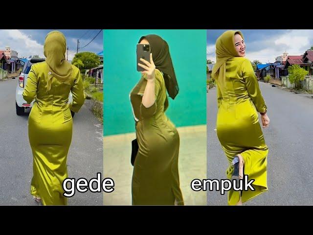 jilbab b*k*ng gede dress ketat licin full HD