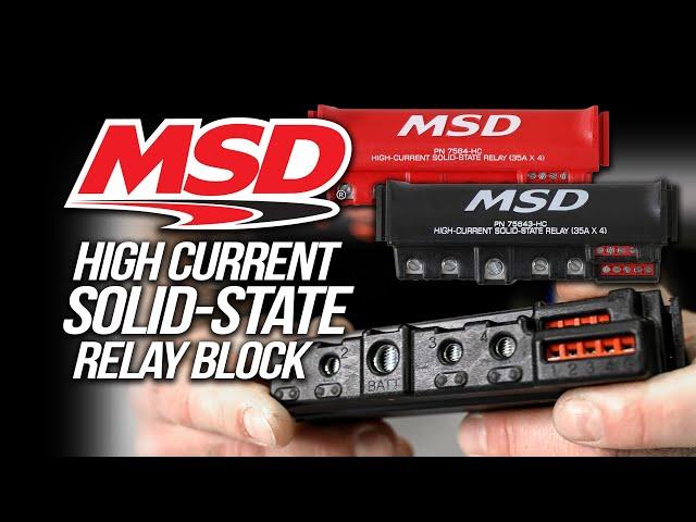 Lose the Fuses and Simplify Your Car’s Wiring with MSD’s New High Current Solid State Relays