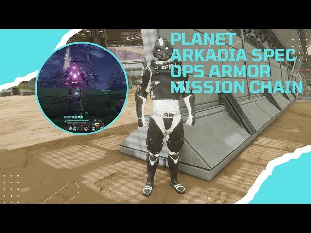 Entropia Universe - Arkadia moon new armor mission chain