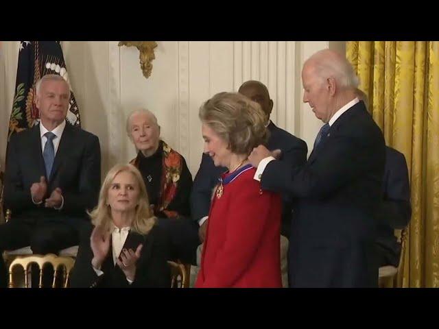 ‘Outrage’ as Joe Biden gives Hillary Clinton Presidential Medal of Freedom