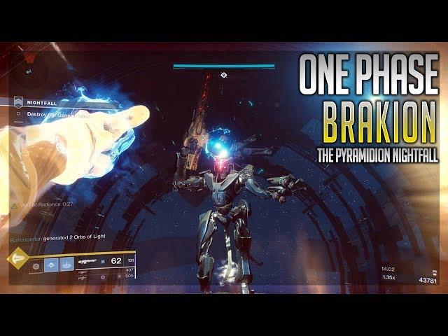 How to One Phase Nightfall Bosses | "Brakion" The Pyramidion Nightfall/ Strike {Destiny 2)