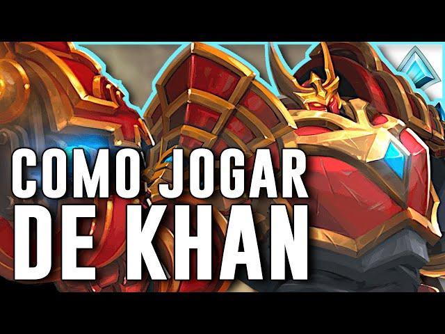 COMO JOGAR DE KHAN - Guia de Campeão \\\ PALADINS