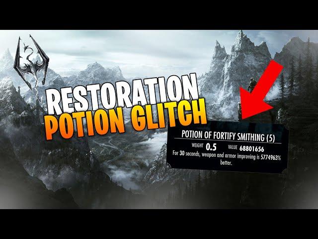 Restoration Potion Glitch | *GOD TIER* gear with *NO MODS* | Skyrim Special Edition (2020)