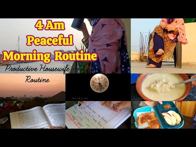 My "IDEAL"  4 Am Morning Routine | How I Make My Routine Productive  | Preparing Tiffin For Kid |