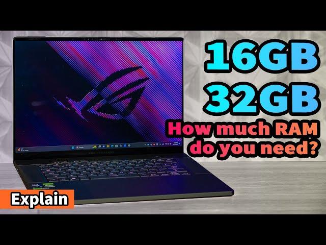 How much RAM should you get in 2024! | 16GB VS 32GB RAM