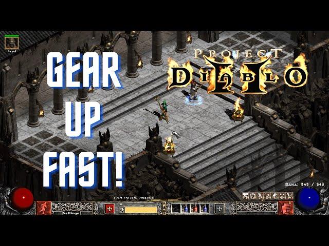 How to Gear Up FAST!!! PD2 Season 6 Farming for gear + Giveaway #pd2 #projectdiablo2