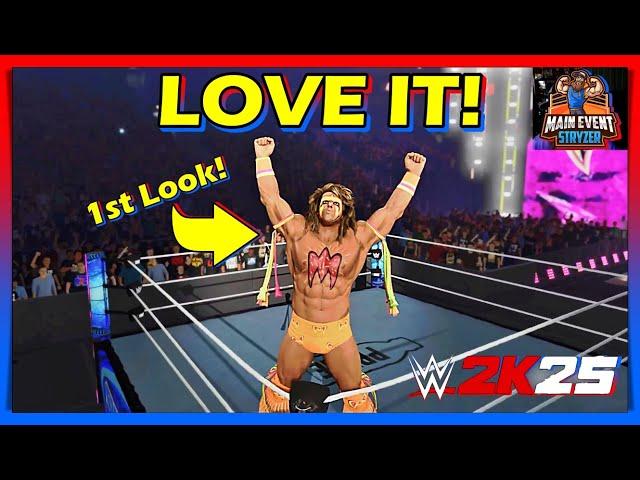 WWE 2K25 I LOVE THE 3RD PERSON CAMERA!