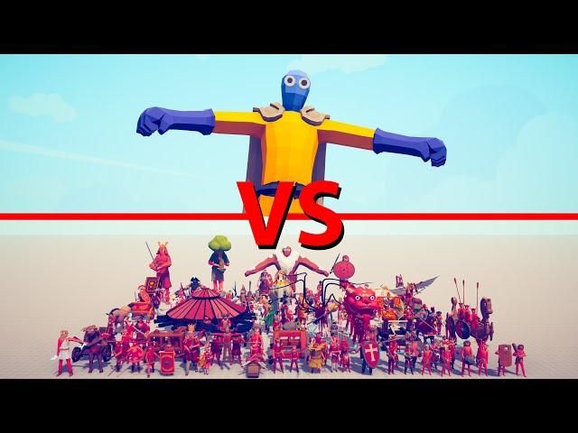 EXTENDED SAITAMA vs ALL UNITS TEAM - Totally Accurate Battle Simulator TABS