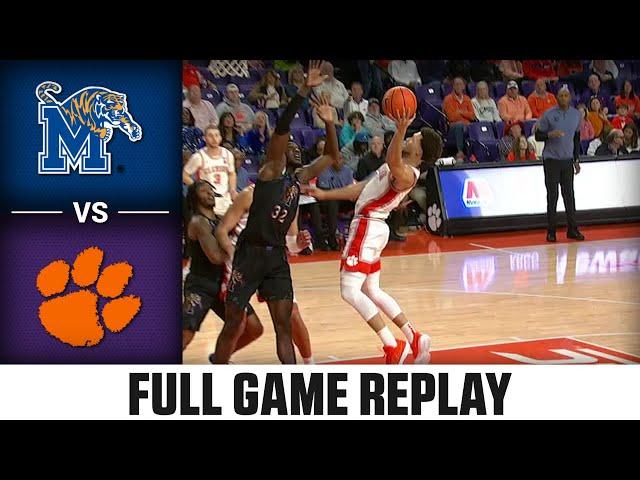 Memphis vs. Clemson Full Game Replay | 2024-25 ACC Men's Basketball