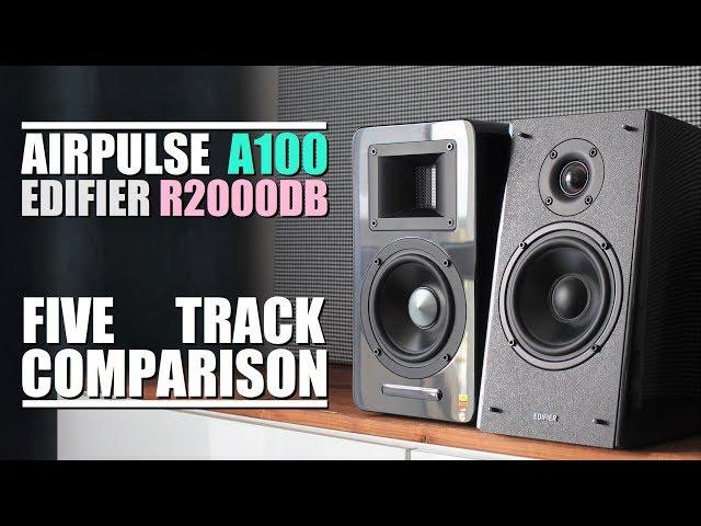 AirPulse A100 va Edifier R2000DB ||  5 Track Comparison