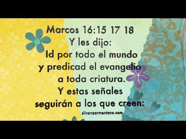 Marcos 16:15 Sanidad en mi Versiculos de Sanacion con Silvana Armentano