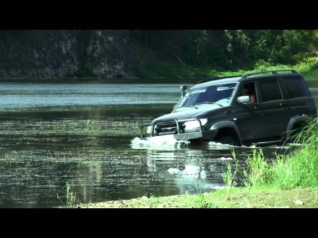 УАЗ 4x4 -Patriot сплавляется по Реке Ай