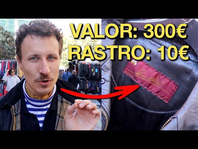 Levi's, Burberry, chaquetas de piel...¿Qué ropa puedes encontrar en El Rastro de Madrid?