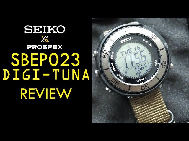 *REVIEW* Seiko Prospex SBEP023 Digital Tuna Solar Dive Watch: Not a G Shock killer but still cool