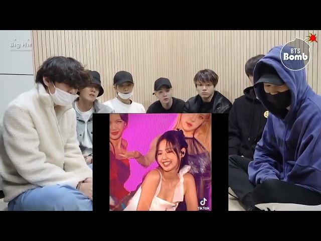 bts reaction jennie tiktok part27