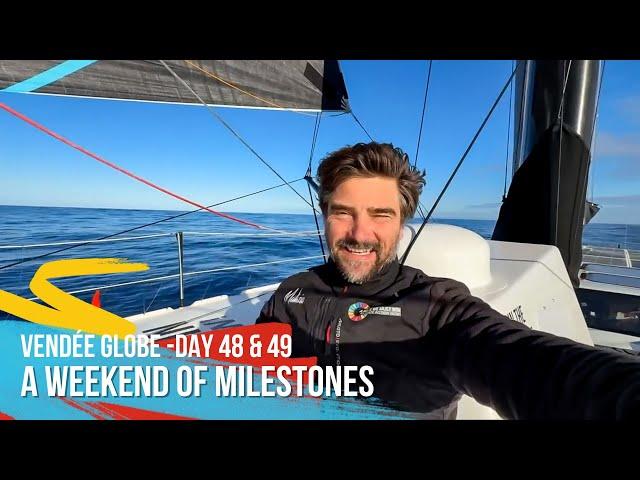 A Weekend Of Milestones - Day 48 & 49 - Vendée Globe