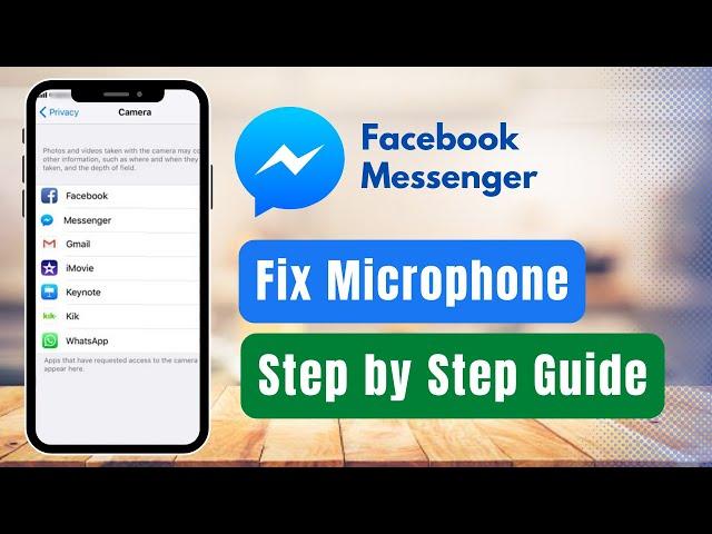 How to Fix Microphone on Facebook Messenger !