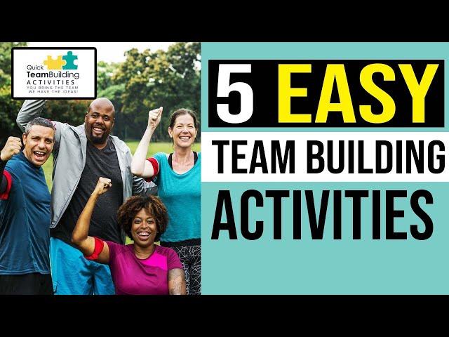 Top 5 EASY Team Building Activities!!