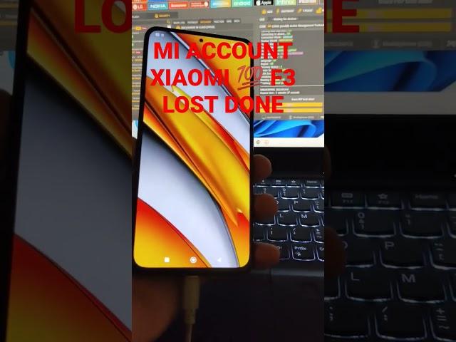 XIAOMI POCO F3 LOST MI ACCOUNT REMOVE