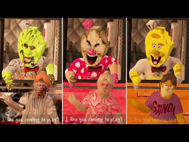 Opening Scene | Barbie Rod Vs Zombie Rod Vs Spongebob Rod (Ice Scream 2)