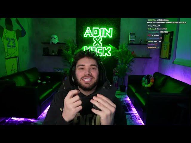 Adin Ross LIVE - January 9 2025 (2025-01-09) Full Kick Stream LIVE