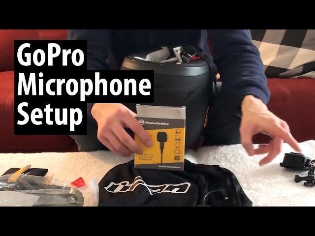 How to use PowerDeWise lavalier lapel microphone with GoPro 7 Black