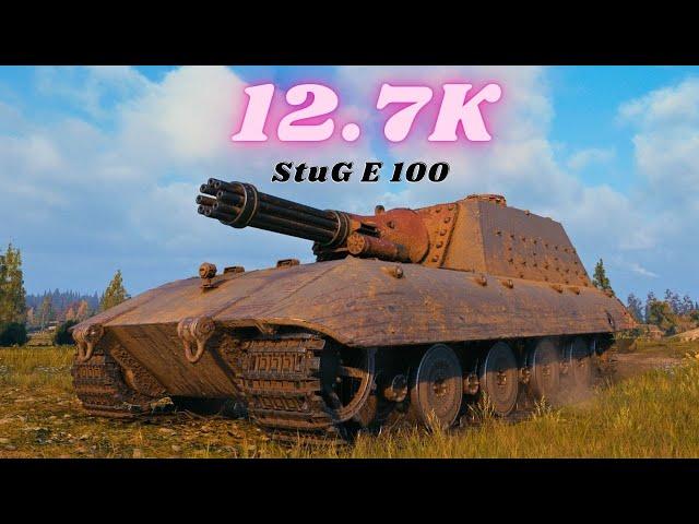 StuG E 100 - 12.7K Damage Overwhelming Fire World of Tanks