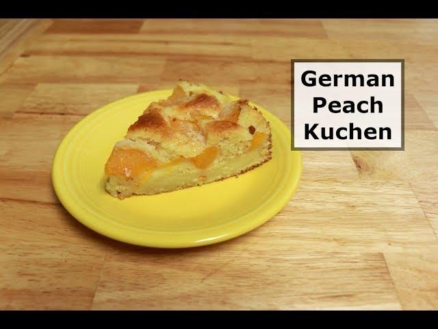 German Peach Kuchen