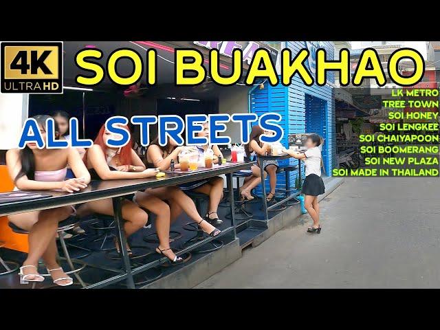 I drive thru all Soi on Soi Buakhao   2024 Pattaya Thailand