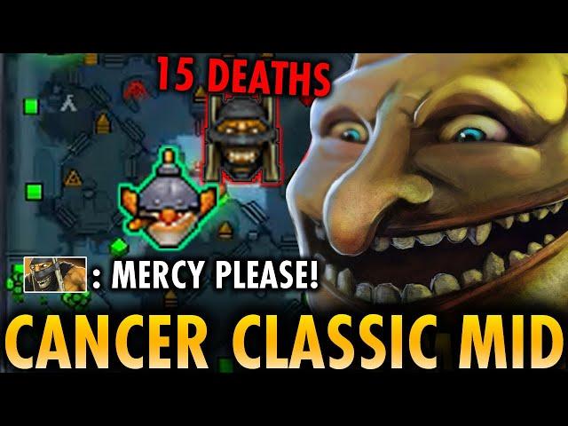 NEW CANCER CLASSIC MID DOTA 1 STYLE!! TECHIES VS SHAMAN 100% DESTROYED NO MERCY | Techies Official