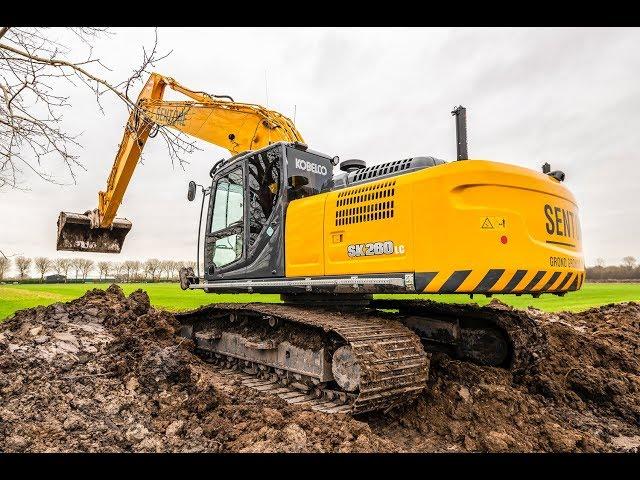 Kobelco SK260LC-10 en Kobelco SK210LC-10 rupsgraafmachines voor Sent One