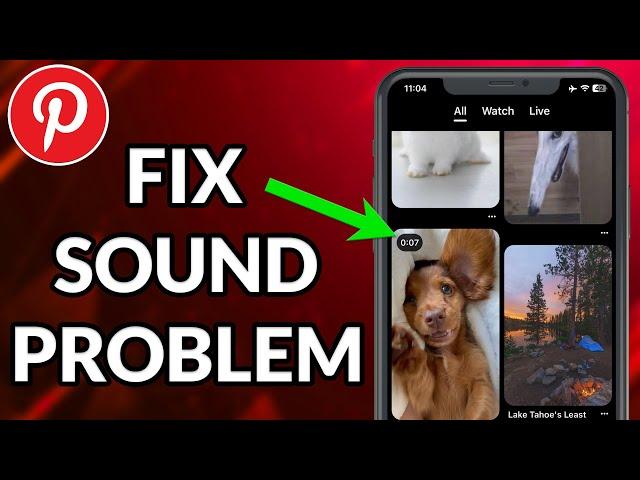 How To Fix Pinterest Sound Problem