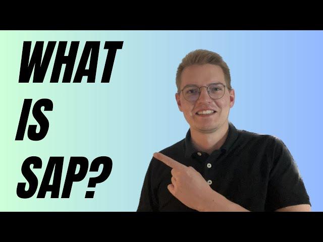 What is SAP? | What is SAP consulting? | ERP for beginners (IT consulting)