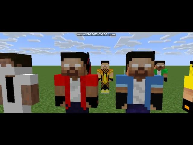 all my herobrine friends (MINECRAFT ANIMATION)