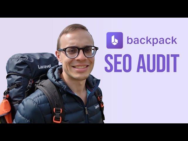 14-minute Live SEO Audit (Backpack for Laravel)