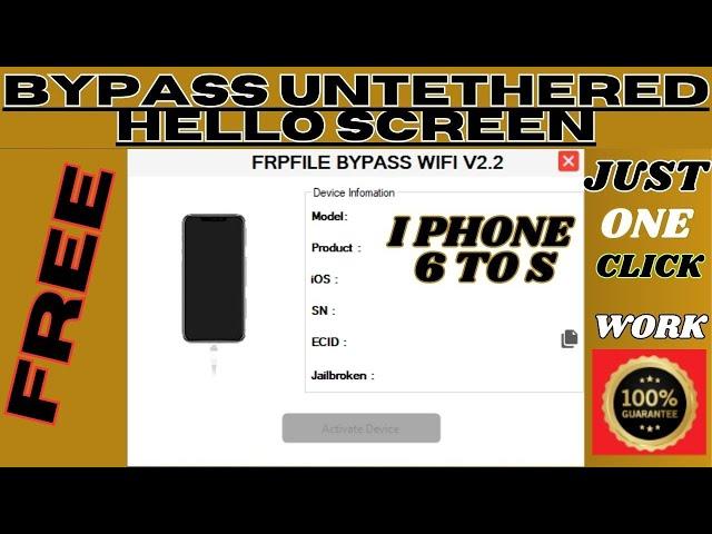 100% WORKING iPhone Bypass for iOS 15 & 16! No SIM Needed - Untethered (No Signal)