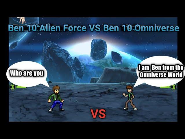 Ben 10 Alien Force (Ultimate Alien) VS Ben 10 Omniverse in Jump Force Mugen