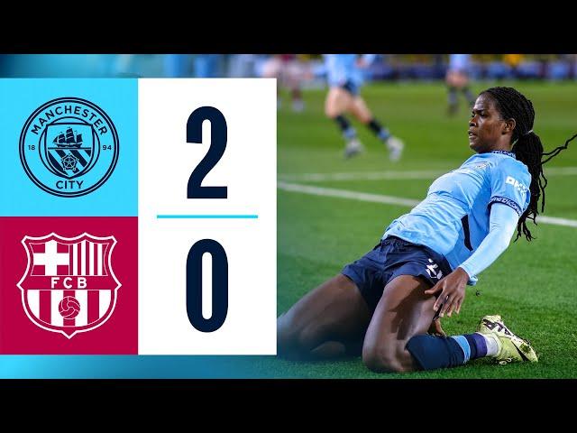 HIGHLIGHTS! City beat Barcelona in record Joie Stadium crowd! | Man City 2-0 Barcelona | UWCL