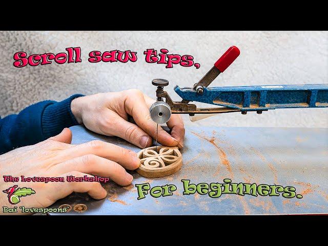 Scroll saw tips for beginners