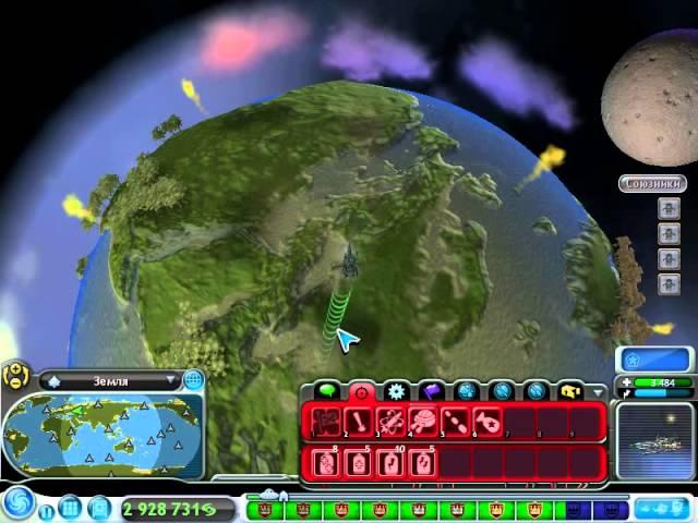 Планета Земля в Spore (1 часть)