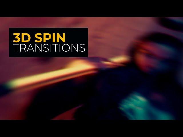 3D Spin Transitions Premiere Pro Presets