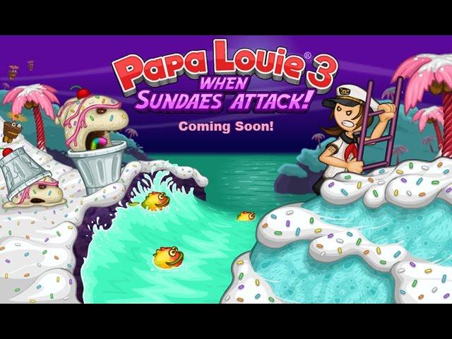 Papa Louie 3: When Sundaes Attack Full Gameplay Walkthrough