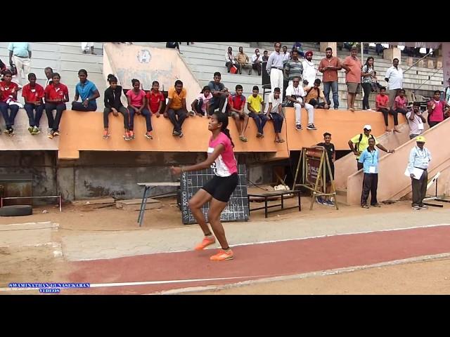 GIRL'S U18  TRIPLE JUMP FINAL. 32nd NATIONAL JUNIOR ATHLETICS CHAMPIONSHIP-2016