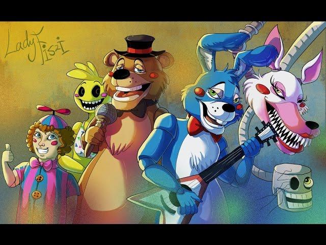 FNaF Jess Gold караоке на ркссеом под минус