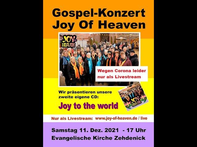 Weihnachtliches Gospelkonzert von Joy of Heaven | Regio1.live